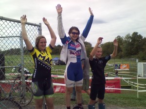 Me, Elizabeth, and Emma atop the podium at Whirlybird!!! Triple E!!!